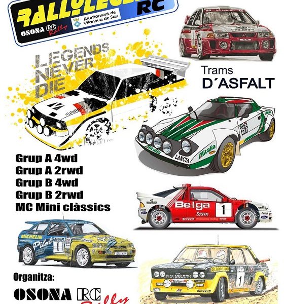 cartell rally cotxes classics radiocontrol