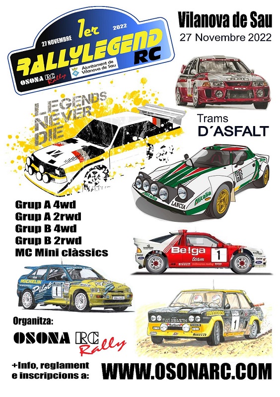 cartell rally cotxes classics radiocontrol